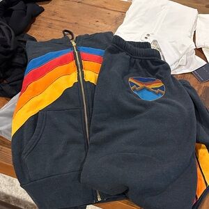 Aviator nation grey set w